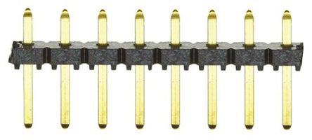 Samtec - TLW-108-05-G-S - Samtec TLW Flex Stack ϵ 8· 2.54mmھ (1) ֱ Ź TLW-108-05-G-S, Ӷ˽, 3A, ͨ		