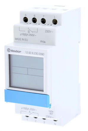 Finder - 12.92.8.230.0090 - Finder 2ͨ DIN 쿪 12.92.8.230.0090, Ӳλ, 230 V Դ		