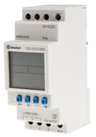 Finder - 12.21.0.012.0000 - Finder 1ͨ DIN 쿪 12.21.0.012.0000, Ӳλ, 12 V /ֱԴ		