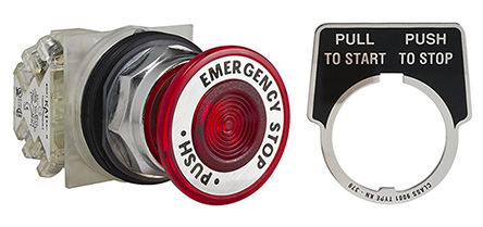 Schneider Electric - 9001KR9R05H13 - Schneider Electric 9001 ϵ�� 31mm ��ɫ��ť Բ�� IP66 ά����˲ʱ ��ťͷ 9001KR9R05H13		