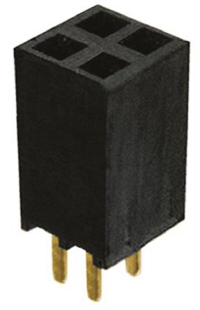 Samtec - SSW-102-01-G-D - Samtec SSW ϵ 2 4· ֱ 2.54mmھ ͨ ӡˢ· SSW-102-01-G-D, Ӷ˽, ԰		