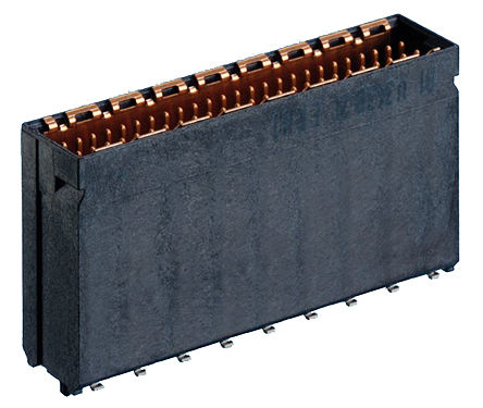 ERNI - 224561 - ERNI MicroSpeed ϵ 50· 1 (Horizontal) mm, 1.5 (Vertical) mmھ (2) ֱ PCB  224561, Ӷ˽, 1A, 氲װ		