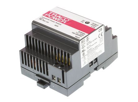 TRACOPOWER - TBL 060-124 - TRACOPOWER 60W ģʽ DIN 尲װԴ TBL 060-124, 85%Ч, 264V ac, 2.5A, 28V dc 24V dc/		