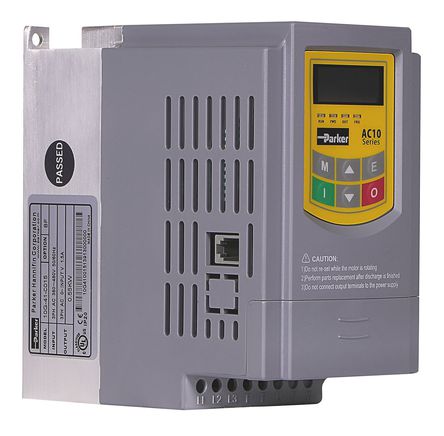 Parker - 10G-11-0015-BF - Parker AC10 ϵ IP20 0.2 kW Ƶ 10G-11-0015-BF, 0.5  650Hz, 4 A, 220 V		
