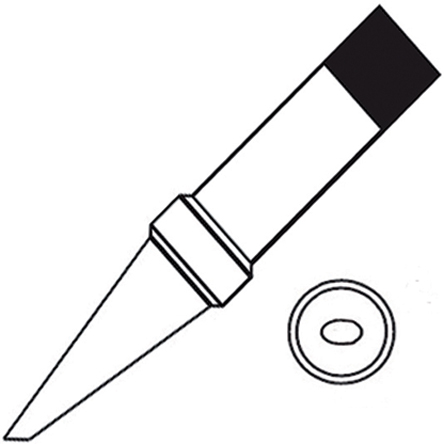 Weller - 4PTDD8-1 - Weller PT ϵ PT DD8, 5 mm ֱԲ׶ ͷ, ʹTCP ϵ		