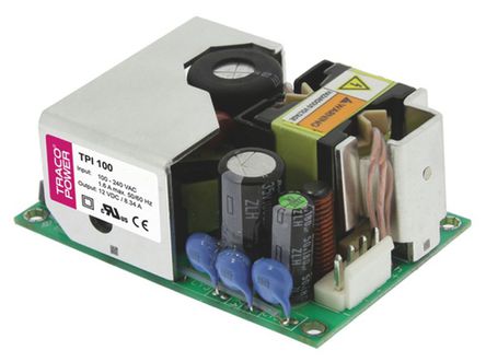 TRACOPOWER - TPI 100-112A-J - TRACOPOWER 100W  ǶʽģʽԴ SMPS TPI 100-112A-J, 120  370 V dc, 85  264 V ac, 12V dc, 8.34A		