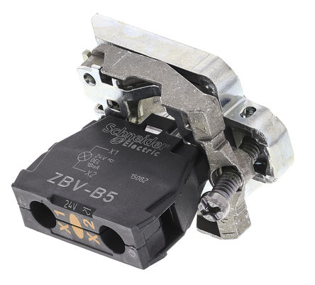 Schneider Electric - ZB4BVB5 - Schneider Electric XB4 ϵ  ZB4BVB5, 24 V, ɫ LED, ݶӶ		