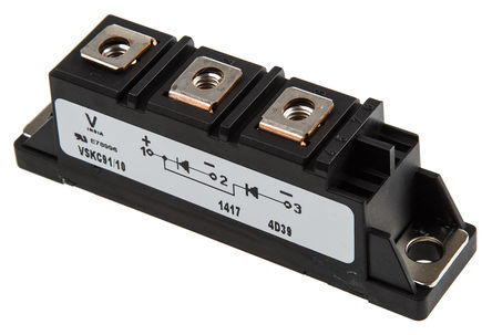 Vishay - VS-VSKC91/10 - Vishay VS-VSKC91/10 , Io=100A, Vrev=1000V, 3 TO-240AAװ		