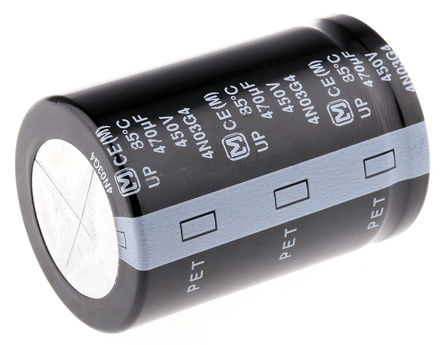 Panasonic - ECEC2WP471EJ - Panasonic HA ҧʽ ϵ 450 V 470F ͨ  ECEC2WP471EJ, 20%ݲ, +85C		