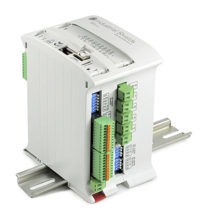 Industrial Shields - IS.MD19.base - Industrial Shields M-Duino ϵ PLC CPU IS.MD19.base, ̫Modbus, 256 kBʹ 8 kB, 17 I/O ˿, DIN찲װ		