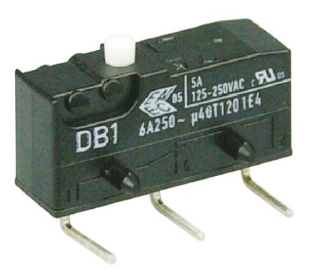 ZF - DB1C-D2AA - ZF DB1C-D2AA ˫ - / ťʽ ΢, 6 A @ 250 V 		