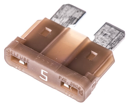 Littelfuse - 0287005.PXCN - Littlefuse 5A ɫ òƬʽ۶ 0287005.PXCN, 32V dc, 19.1mm x 5.1mm x 12.3mm		