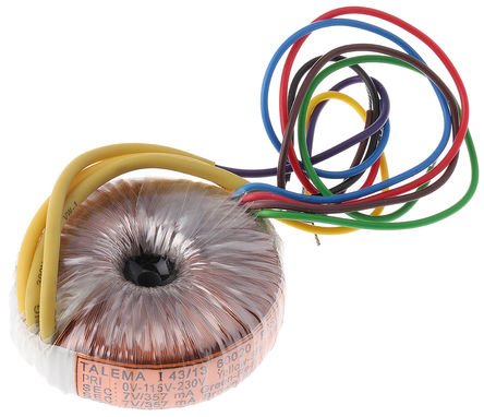 Nuvotem Talema - 60020 - Nuvotem Talema 5VA 2 αѹ 60020, 2 x 7V acμѹ, 49 (Dia.) x 19mm		