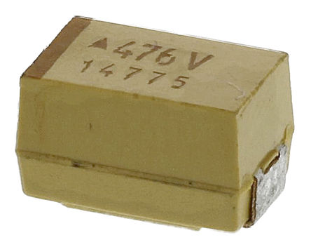 AVX - TAJE476K035RNJ - AVX TAJ ϵ 47F 10% SMD  TAJE476K035RNJ, 35 V ֱ, 7343-43 װ, 900m ESR, +125C		