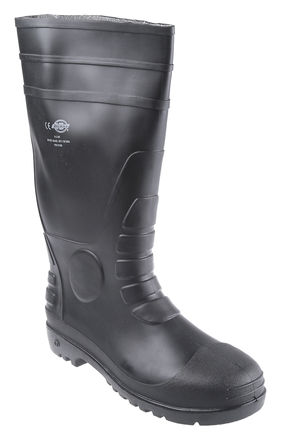 Dickies - FW13105 Sz10 - Dickies Wellington ϵ ɫ װ  ȫѥ FW13105 Sz10, ְȫЬͷ, PVCЬ, Ь 10(UK) / 44(EU)		