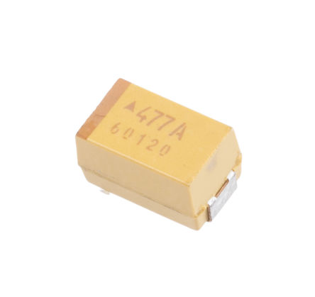 AVX - TAJE477K010R - AVX TAJ ϵ 470F 10% SMD  TAJE477K010R, 10 V ֱ, 7343-43 װ, 500m ESR, +125C		