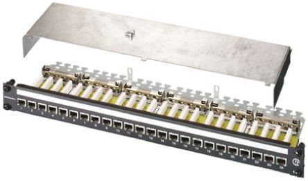 HellermannTyton - 853-50028 - HellermannTyton EcoBand ϵ ɫ Cat5e 24 ˿ RJ45 RJ Ӳ 853-50028, UTP, 1Uܸ߶		