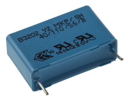EPCOS - B32023A3104M - EPCOS B32023 ϵ 100nF ۱ϩ (PP) B32023A3104M, 20%, 300 V , ͨ		