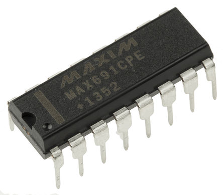Maxim - MAX691CPE+ - Maxim MAX691CPE+ , 4.65 Vصѹ, , 16 PDIPװ		