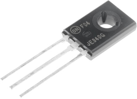ON Semiconductor - MJE340G - ON Semiconductor MJE340G , NPN , 500 mA, Vce=300 V, HFE:30, 3 TO-225װ		
