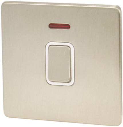 Deta - 8556SC - Deta ݶ ϵ 1 · BS ׼ IP2X 20 A 230 V  ɫ ⻬ Ƹ ˫ ƿ 8556SC, ƽӰװ, 2, ϵݶӶ ʹ		