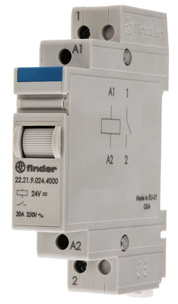 Finder - 22.21.9.024.4000 - Finder 22.21.9.024.4000  DIN Rail Ǳ̵, 24V dc		