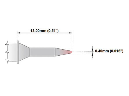 Thermaltronics - M8CS150 - Thermaltronics M ϵ, 0.4 mm ׶μ ͷ		