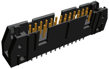 TE Connectivity - 5102156-6 - TE Connectivity AMP-LATCH ϵ 26· 2.54mmھ (2) ֱ PCB  5102156-6, Ӷ˽, 1A, ͨ		