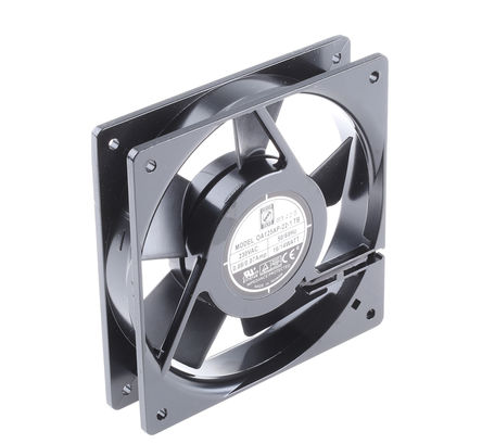 RS Pro - OA125AP-22-1TB - RS Pro OA125 ϵ 13W 230 V   OA125AP-22-1TB, 138m3/h, 2900rpm, 119.5 x 119.5 x 26.2mm		