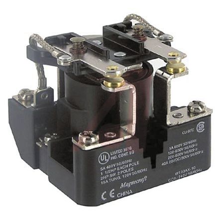 Schneider Electric - 199AX-10 - Schneider Electric 199AX-10 DPNO 尲װ Ǳ̵, 40 A, 240V ac		