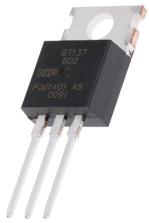WeEn Semiconductors Co., Ltd - BT137-800,127 - NXP BT137-800,127 ˫ɿع迪Ԫ, 8A, 800Vֵ, 70mA 1.5V, 3 TO-220ABװ		