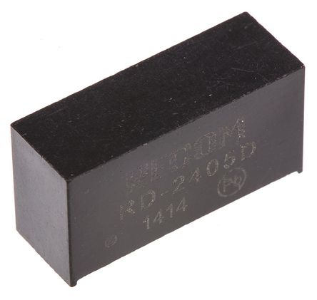 Recom - RD-2405D - Recom RD ϵ 2W ʽֱ-ֱת RD-2405D, 21.6  26.4 V ֱ, 5V dc, 200mA, 1kVѹ, 82%Ч, SIPװ		