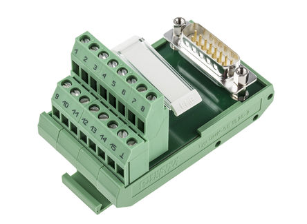 Phoenix Contact - 2281131 - Phoenix Contact 2281131 15 D-Sub DIN 찲װ  ӿģ, 125 V /ֱ, 2.5A		