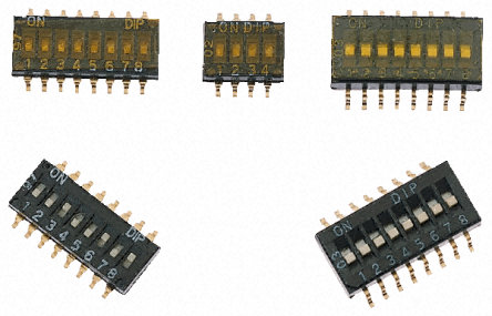 Apem - NHDS06TV - Apem NHDS06TV 6λ  氲װ DIP , , 25 mA@ 24 V ֱ		