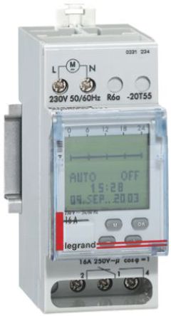 Legrand - 4 126 31 - Legrand 1ͨ DIN 춨ʱ 4 126 31, Ӳλ, 230 V Դ		
