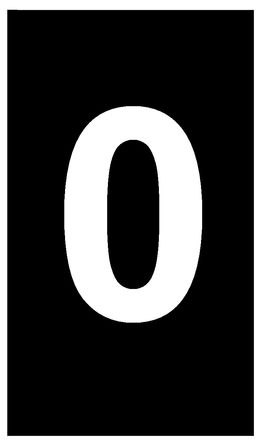 HellermannTyton - 901-10628 - HellermannTyton Ovalgrip ϵ 250װ ڵװ Ϲ̶ ±ʶ 901-10628, 4.5mm, 1.8  6.3mmֱ, ӡ"0"ͼ		