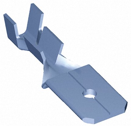 TE Connectivity - 42475-4 - TE Connectivity FASTON .250 ϵ ѹӽͷ 42475-4, о, 6.35 x 0.81mmƬ		