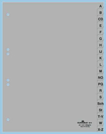 Durable - 6512-10 - Durable ɫ A4ߴ ļָƬ		