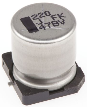 Panasonic - EEVFK1J221Q - Panasonic FK SMD ϵ 63 V ֱ 220F SMD  EEVFK1J221Q, 20%ݲ, 160m(ֵ), +105C		