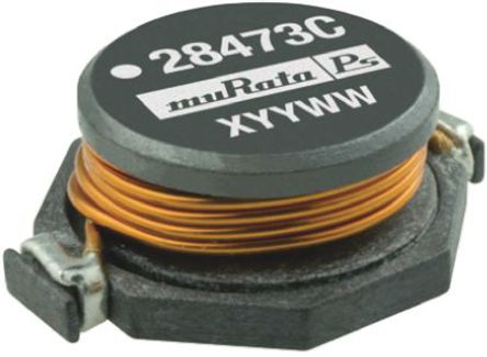 Murata Power Solutions - 28333C - Murata 2800 系列 33 μH 绕线贴片电感器 28333C, 3.22A Idc Q:42.8, 63mΩ最大直流电阻		