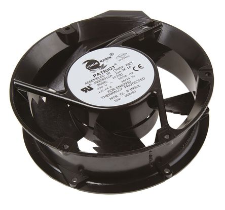 COMAIR ROTRON - PT77B3 19028312A - COMAIR ROTRON Patriot ϵ 30W 230 V   PT77B3 19028312A, 400m3/h, 3400rpm, 171.4 (Dia.) x 50mm		