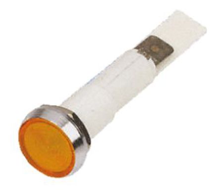 Arcolectric - C027500NAN - Arcolectric C027500NAN 13.3 mm Ƕʽ ɫ neon ָʾ, ƬӶ, 10mmװ׳ߴ, 110 V 		