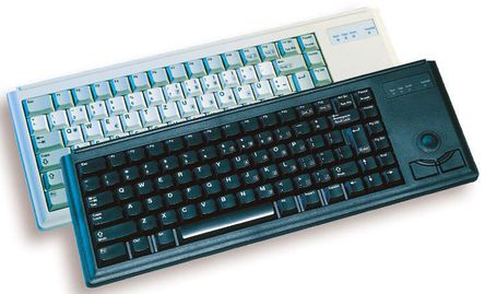 Cherry - G84-4400LPBDE-2 - Cherry 黑色 PS/2 有线 紧凑型 QWERTZ 键盘 G84-4400LPBDE-2		