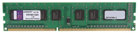 Kingston - KVR16N11S8/4 - Kingston 4 GB 800MHz ̨ʽЯʽ ڴģ		