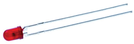 Kingbright - L-34ID - Kingbright ɫ (617 nm ) LED L-34ID, 2.5 V, 25 mcd, 60 ӽ 3mm (T-1) ͨ		