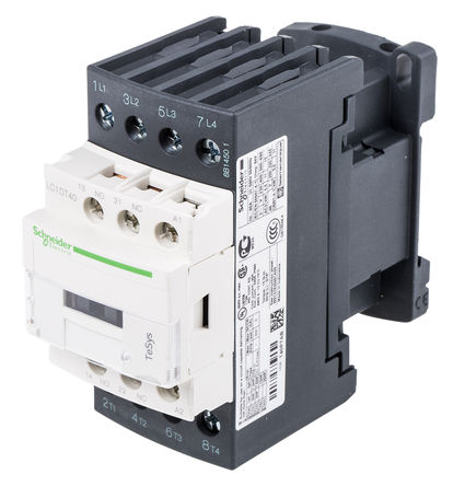 Schneider Electric - LC1DT40P7 - Schneider Electric Tesys D LC1D ϵ Ӵ LC1DT40P7, 4 , 40 A, 230 V Ȧ		