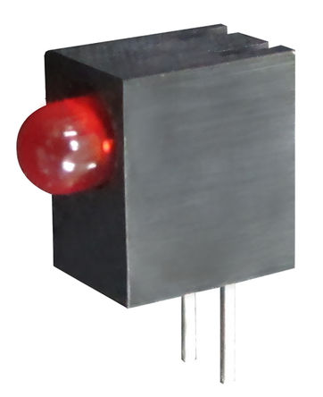 Kingbright - L-93A8CB/1SRD - Kingbright L-93A8CB/1SRD ɫ ֱ LED ָʾ, 60 , 1 LED, 2.5 V, ͨװװ		