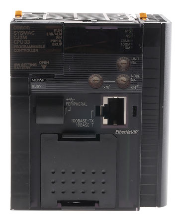 Omron - CJ2M-CPU33 - Omron CJ2M ϵ PLC CPU CJ2M-CPU33, ̫, 20000 , 12 Mbps, 5 V ֱ		