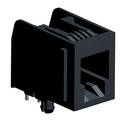 Molex - 95009-7441 - Molex 95009 ϵ 4P4C· ֱ ӡˢ·尲װ RJ11 ģ黯 95009-7441, ͭϽо		