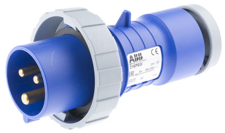ABB - 2CMA166460R1000 - 216P6W - ABB Tough & Safe ϵ ɫ 2P+E ҵԴ °װ ͷ 2CMA166460R1000 - 216P6W, 16A, 200  250 V, IP67		
